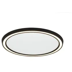Bopp LED-Deckenleuchte Smart Alu, Eisen, Stahl & Metall Schwarz