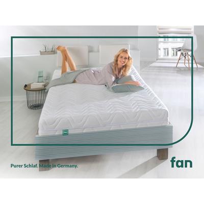 Kaltschaummatratze FAN "fan 7-Zonen-Kaltschaummatratze mit Noppenschaumauflage", weiß, B:90cm H:23cm L:200cm, Bezug: 38% Baumwolle, 33% Polyamid, 29% Polyester. Steppfüllung: 100% Polyester, Matratzen, Kaltschaummatratze, Matratze 90x200, 140x200 &...