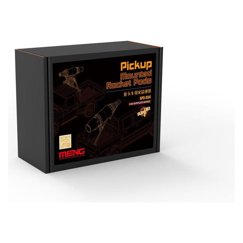 Meng-Model Pickup Mounted Rocket Pods (Resin) (SPS-034)