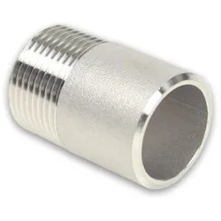 Edelstahl Gewindefitting Anschweißnippel AG Werkstoff V4A (Ausführung: 3/8''AG L=30 mm)