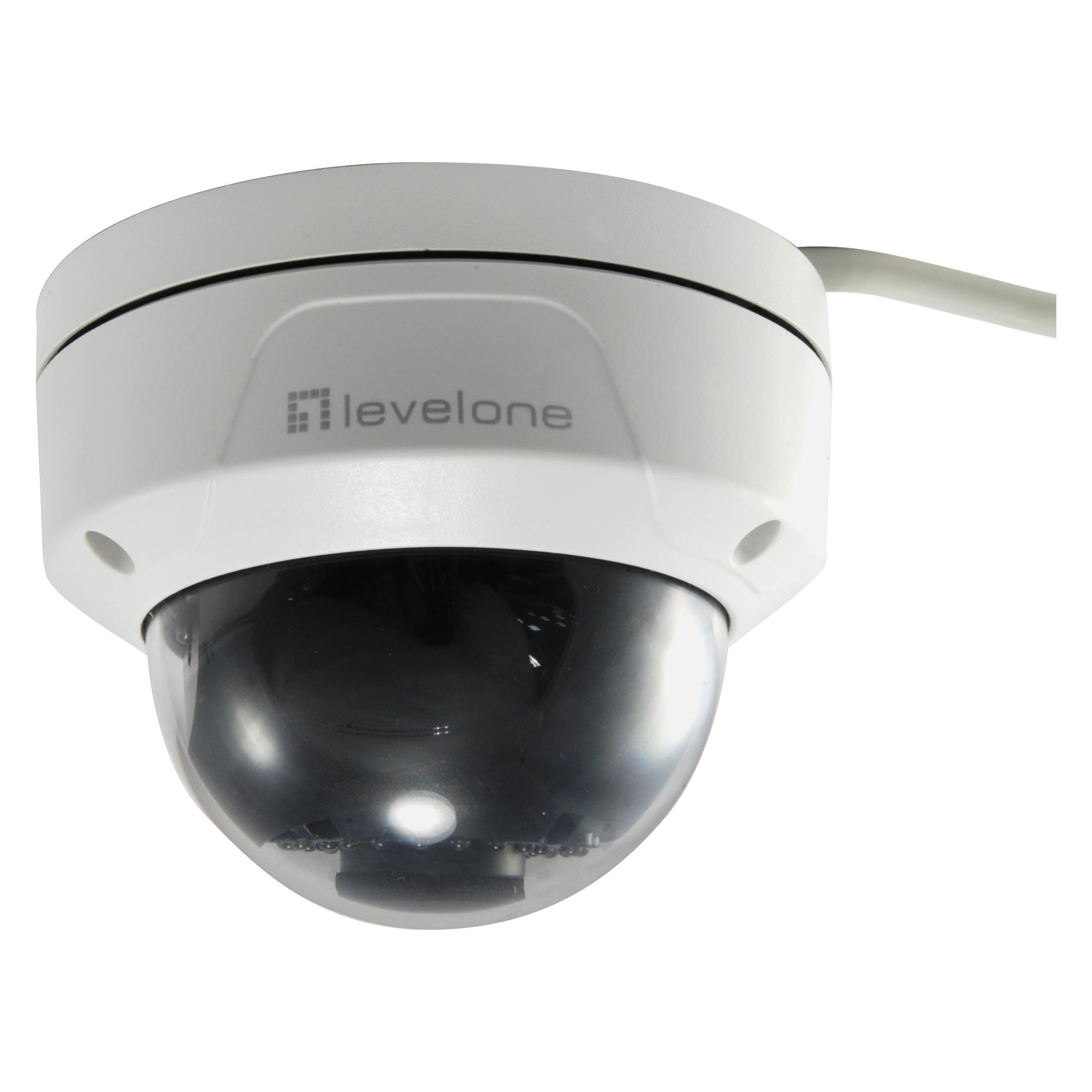 LevelOne 2MP, 1/2. CMOS, F2.0, IR LED, MicroSDHC/MicroSDXC, RJ-45, DC-in (1920 x 1080 Pixels) (FCS-3402)