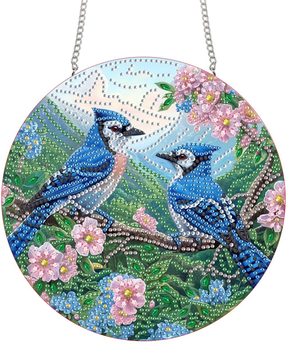 SolidKeus - Hangende Diamant Schilderij Set met Vogels, 5D Kunst voor volwassenen
