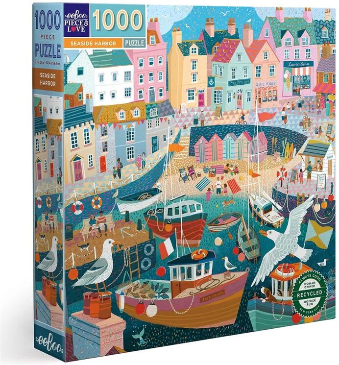 Puzzle 1000 pcs Seaside Harbor - Eeboo