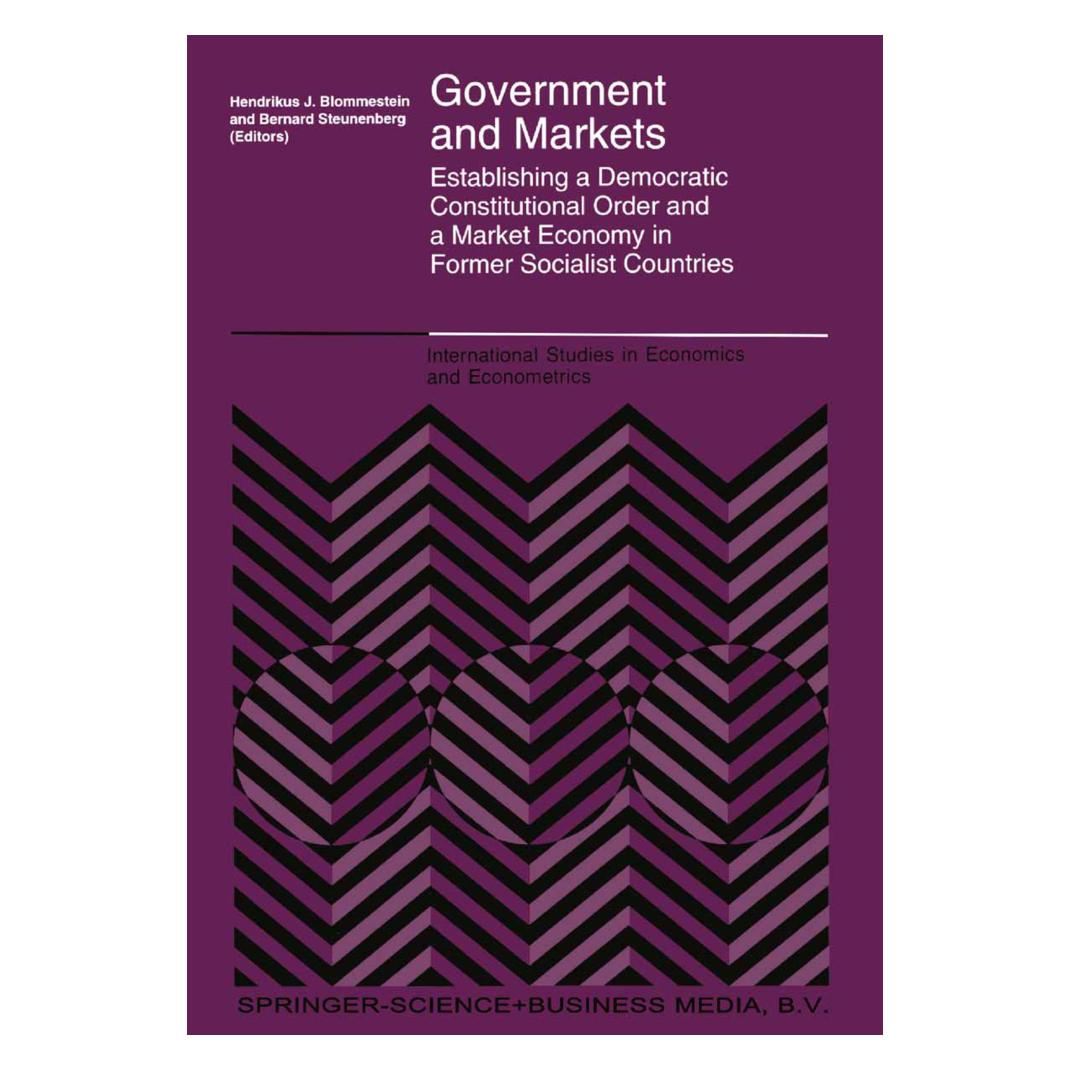 Springer Government and Markets (Englisch, Softcover, B. Steunenberg, H. J. Blommestein) (55379680)