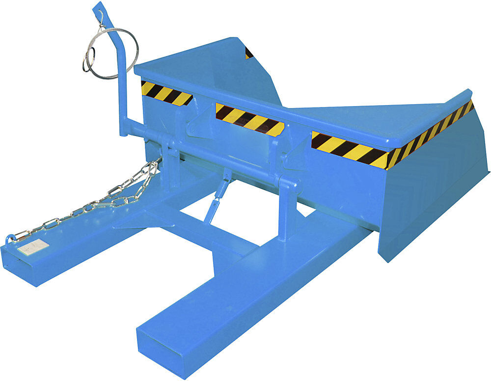 Staplerschaufel BSE, mechanisch, Volumen 0.5 m³, lichtblau RAL 5012 eurokraft pro