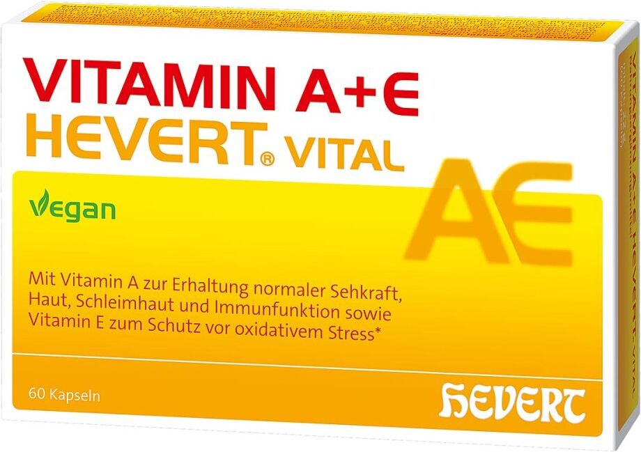 Vitamin A+E Hevert Vital Kapseln 60stk