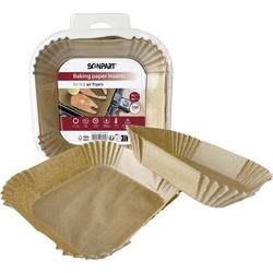 ScanPart 2910070004 Heißluftfritteusenpapier 16x16 cm eckig, 100er