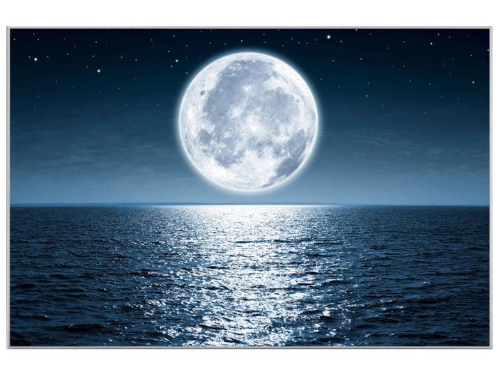 Bild mit Rahmen Vollmond image LAND