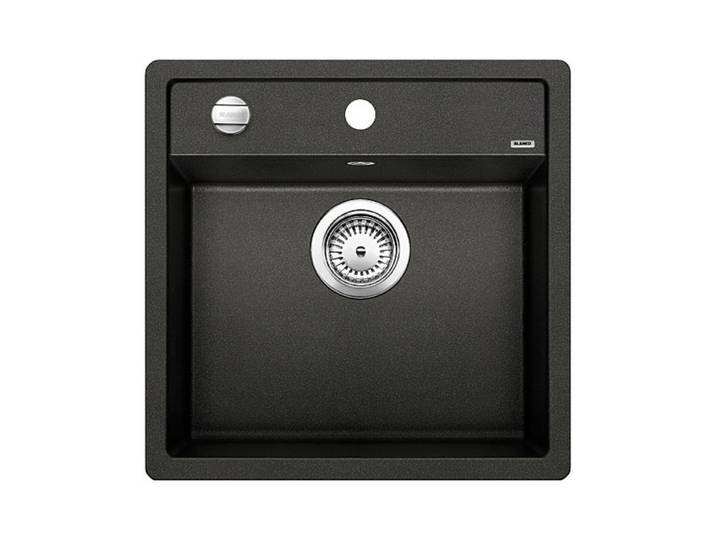 Evier DALAGO 5 PuraDur en Silgranit avec vidage automatique 51,5x51cm, Noir (525871)