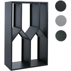 Brennholzlager HWC-P76, Kamin-/Feuerholzregal Holzlager Holzunterstand Outdoor Metall 160x95x50cm ~ anthrazit