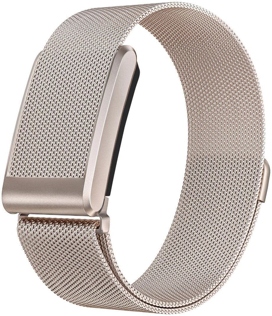 INF Bracelet Milanese magnétique en acier inoxydable compatible avec WHOOP 5.0 One/Peak, Life/MG Abricot