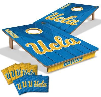Skip's Garage UCLA Bruins NCAA Tailgate Cornhole Board Set