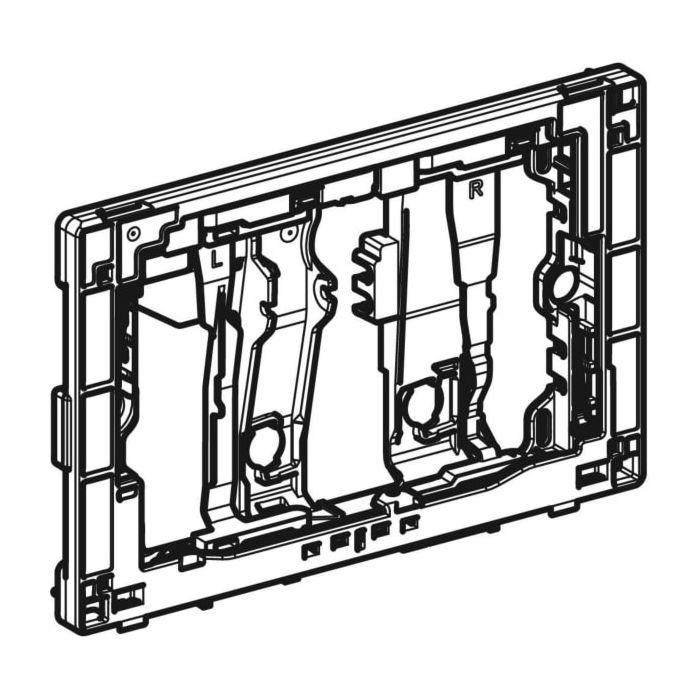 Geberit Schwenkrahmen für DuoFresh Modul 243974BZ1 mit manueller Auslösung anthrazit