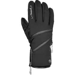 REUSCH Damen Skihandschuhe "Lore", Größe 6,5 in Schwarz Schwarz