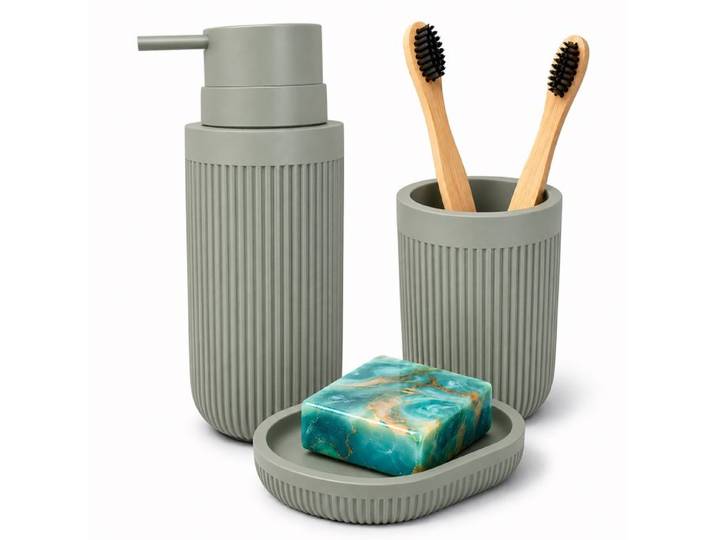 Relaxdays Bad Accessoires 3-teilig