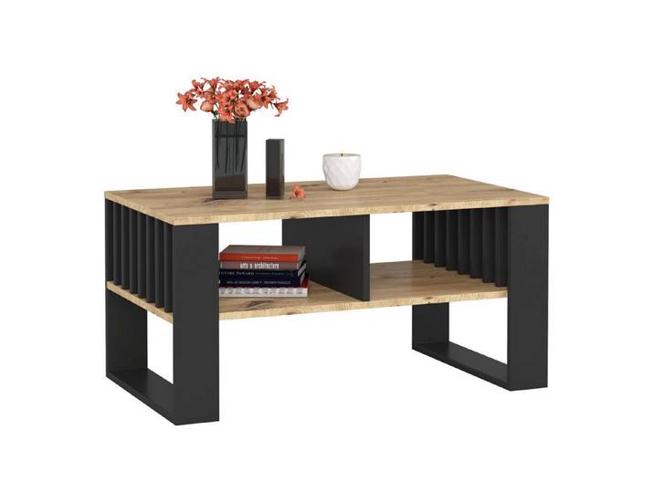 designimpex Couchtisch Design Couchtisch AR-111 mit Ablage Wohnzimmertisch Tisch Sofatisch, Funktionstisch, Wohnzimmertisch, Tisch, Esstisch, Sofatisch, Rollen