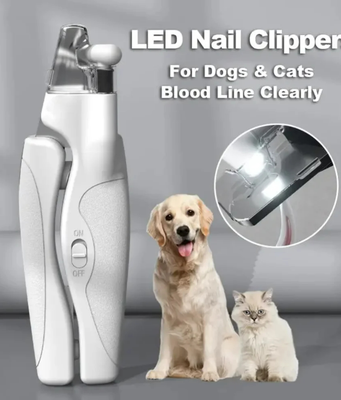 Happy Pet Pantry LED Pet Nail Clipper For Dogs & Cats Safe Bloodline Nail Trimmer & Grooming Scissors Tool LED Pet Nail Clipper For Dogs & Cats Safe Bloodline Nail Trimmer & Grooming Scissors Tool