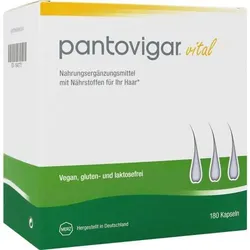 PANTOVIGAR vital Kapseln mit Nährstoffen für Haare 180 St