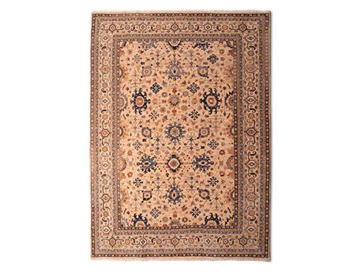 Theko Teppich Saharna aus 100% Schurwolle, maschinell gewebt, Oeko-Tex, aus Neuseeland Braun 80x150cm