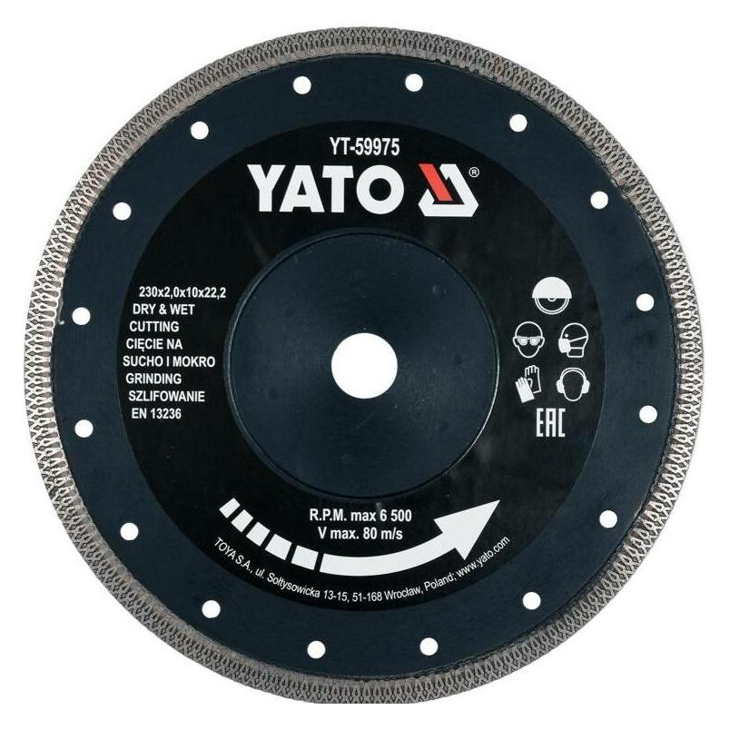 Yato DIAMANTSCHEIBE 230 mm KERAMIK (YT-59975)