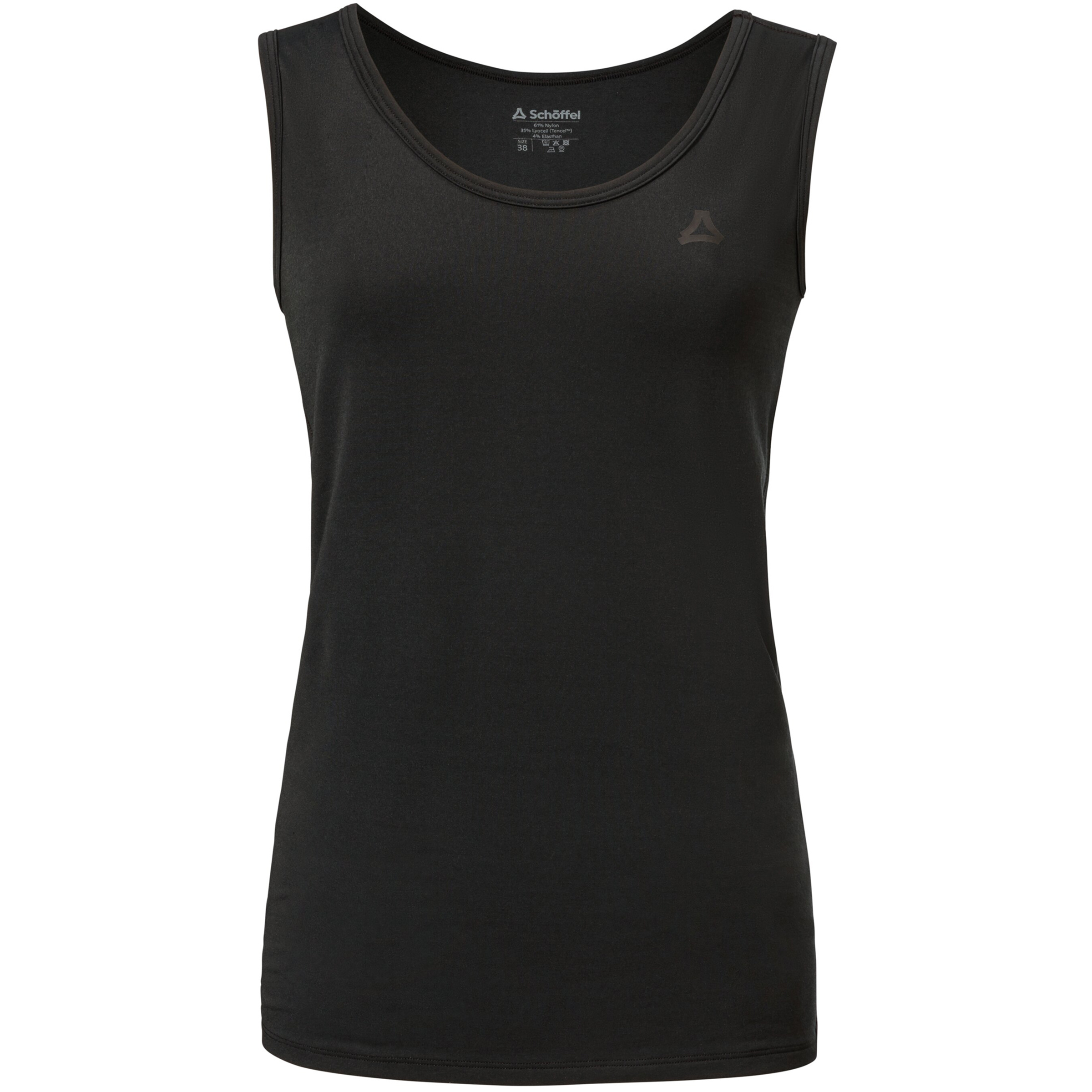 Schöffel Style Konera Top Damen Tanktops schwarz Größe M Trekking Lyocell (Tencel)
