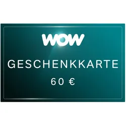 WOW TV Streaming Geschenkkarte für