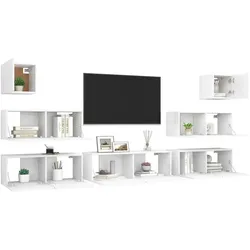 vidaXL, TV Möbel, Jatenetta (7 Stück) (30 x 30 x 30 cm)