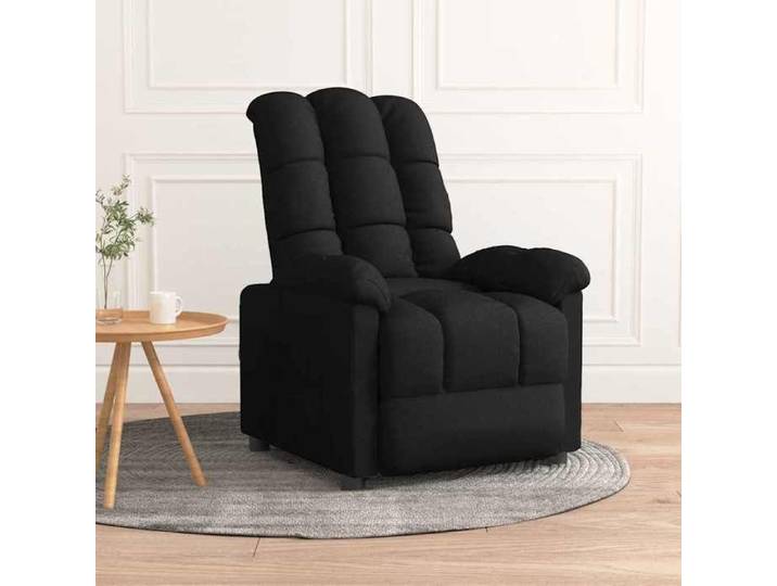 Promo 2026  Fauteuil inclinable Charge 150kg 74x99x102 cm - Fauteuil Releveur Relax Noir Tissu 4501