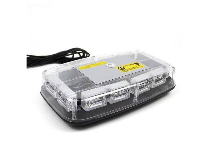 Lumière stroboscopique d'urgence magnétique de toit à 48 LED 12 V-24 V, fonction clignotante pop-up, éclairage d'avertissement robuste