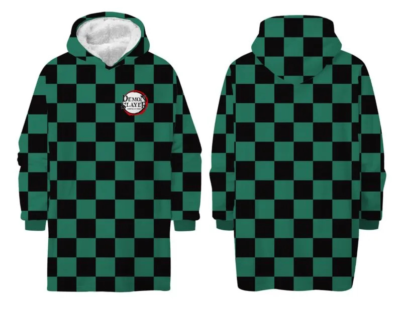 Demon Slayer hoodie deken voor volwassenen - Large