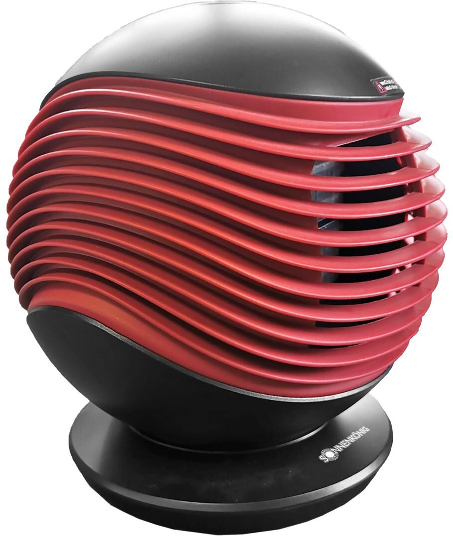 SONNENKÖNIG Keramikheizlüfter "Havanna 1500 W", rot (bunt), B:25,4cm H:27,6cm T:25,4cm, Heizstrahler, Keramikheizlüfter bunt Einheitsgröße