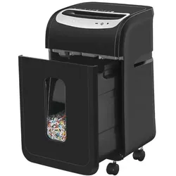 AT, Aktenvernichter, AT-16MC Aktenvernichter schwarz / Querschnitt / Klasse P5 / 30L (Microschnitt, Partikelschnitt)