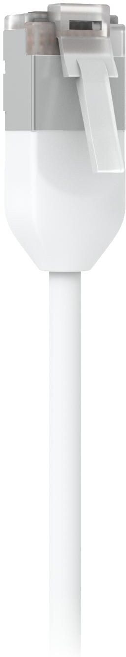 Ubiquiti UniFi Premium Outdoor Patch Cable - Cat6A, Shielded, White - 2m