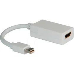 ROLINE 12033142 - DisplayPort Adapter, Mini DP Stecker auf HDMI Buchse