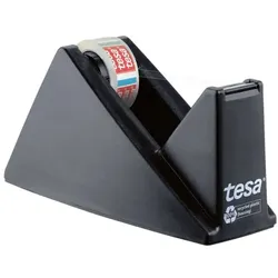 tesa Tischabroller aus Recycling-Kunststoff »DESK DISPENSER ECONOMY RECYCLED« mit Kle schwarz