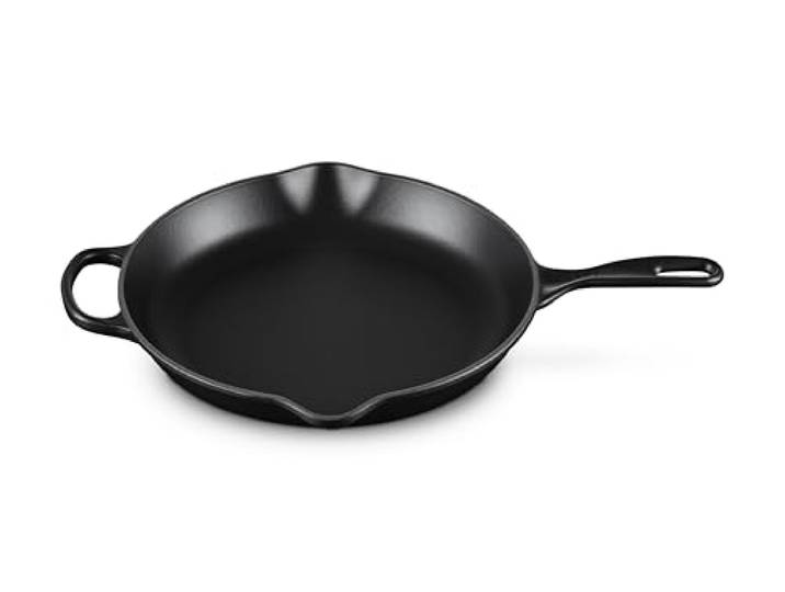 Le Creuset Signature Bratpfanne mit Eisengriff, 27,9 cm, Mattschwarz