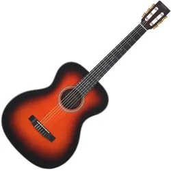 Valencia Konzertgitarre (Konzertgitarre, Nato-Holz, Sitkafichte), Gitarre, Braun