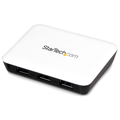 Startech ST3300U3S 3-port USB 3.0 extern ohne Netzteil schwarz/weiss