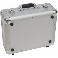 Roadinger CD-Case ALU CD-Case (L x B x H) 190 x 450 x 400 mm, Audio Racks + Cases, Silber