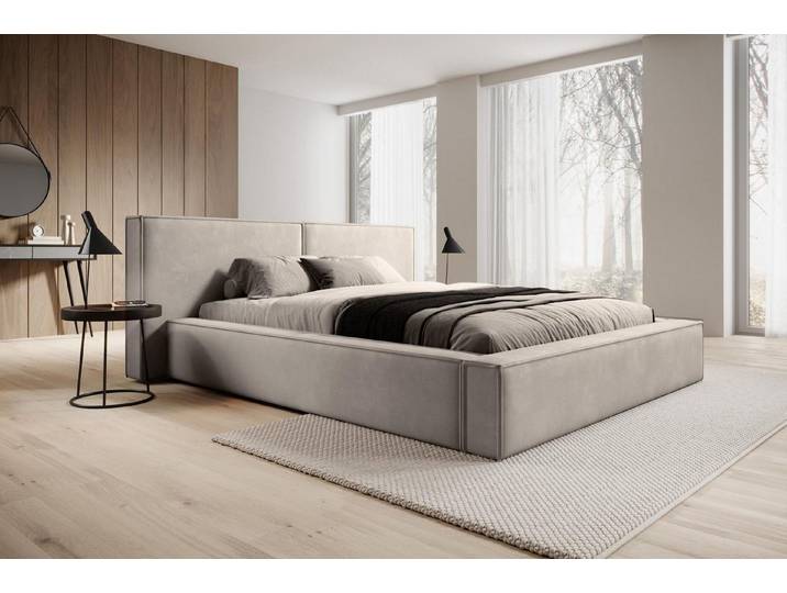 Compleo Polsterbett HEVEN mit Bettkasten & Lattenrost, Designerbett, Kopfteil (Kostenlose Lieferung! TOP ANGEBOT), Hochwertiges Schlafzimmermöbel in verschiedenen Größen!