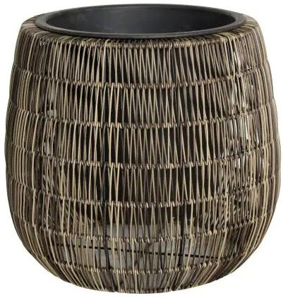 TrendLine Polyrattan Pflanztopf Ø 45 x 40 cm braun