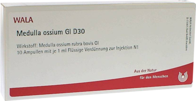 WALA Heilmittel GmbH MEDULLA OSSIUM GL D 30 Ampullen 10X1 ml 03356200