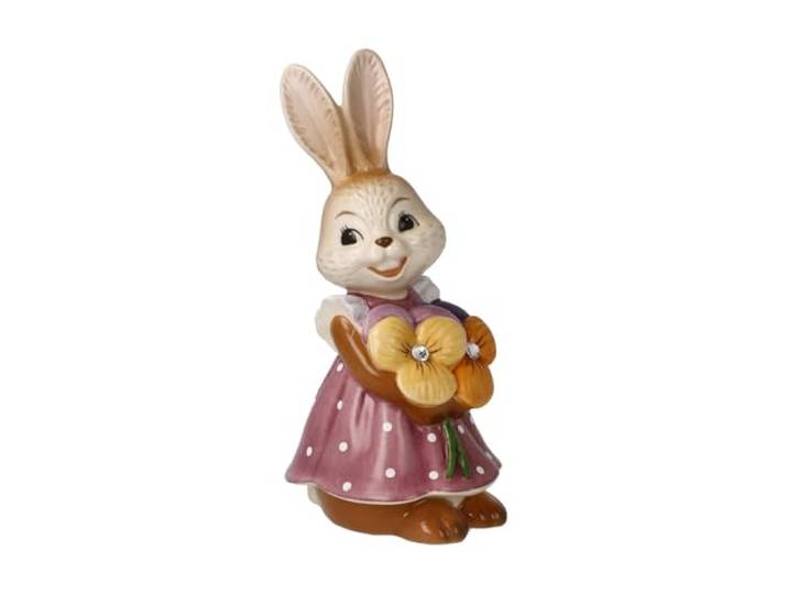 Goebel Hasenfigur Hasenmädchen Blumen sind das Lächeln der Erde! - Ostern