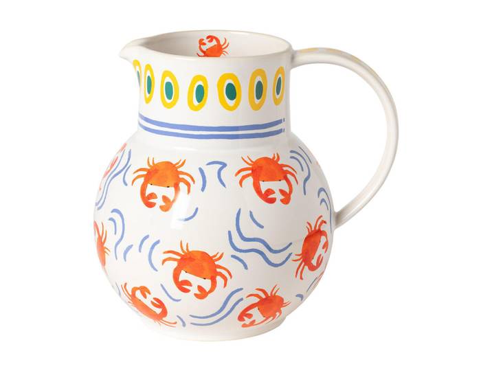 Costa Nova Krug Summer Bliss, Mehrfarbig, Keramik, 5,95 L, Handmade in Europe, Kaffee & Tee, Kannen, Karaffen