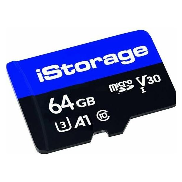 iStorage microSD (3-Pack) (64 GB, microSDXC, U3, UHS-III) (IS-MSD-3-64)
