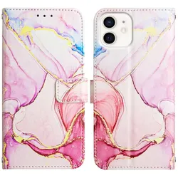 König Design Hülle Handy Schutz für Apple iPhone 12 Mini Case Cover Tasche Wallet 360 Grad (Apple iPhone 12 mini), Smartphone Hülle, Mehrfarbig