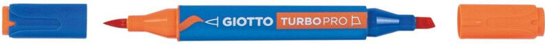 Marqueur Saumon double pointe TURBO PRO - Giotto