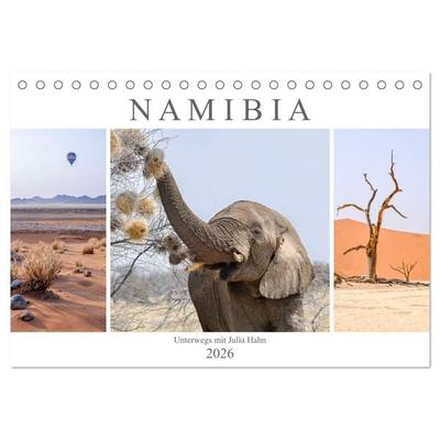 Namibia - unterwegs mit Julia Hahn (Tischkalender 2026 DIN A5 quer), CALVENDO Monatskalender