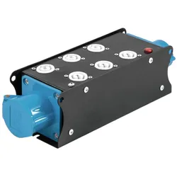 Eurolite, Steckdosenleiste, SAB-62X Stromverteiler (7x, CEE 7/7)
