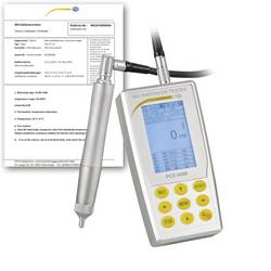 PCE Instruments PCE-5000-ICA Härteprüfgerät kalibriert (ISO) Brinell, Rockwell, Vickers, Zugfestigkeit (MPa) 20,3 - 68,0 HRC, 41,0 - 100,0 HRB, 61,0 - 85,6